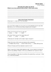 English worksheet: Swing Kids - Movie Handout