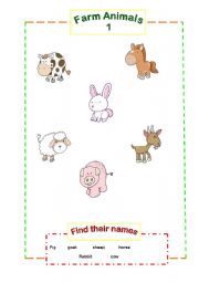 farm animals 1