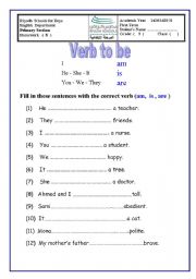 verb to be