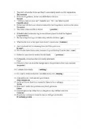 English Worksheet: !!  MAKE THE SENTENCES GRAMMATICALLY CORRECT !!