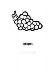 English worksheet: the fruits dice