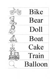 English Worksheet: toys