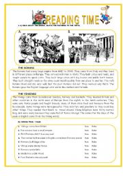 English Worksheet: THE ROMANS