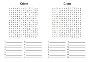 English Worksheet: Crime Vocabulary