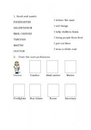 English Worksheet: Community Helpers