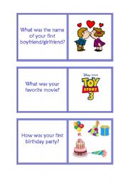 English Worksheet: 5th part childhood was,were