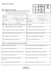 English Worksheet: Present Continuous Statements