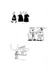 English worksheet: Conversation Cartoons