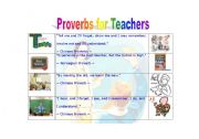 PROVERBS FOR TEACHERS