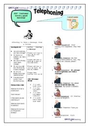 English Worksheet: Telephone Language