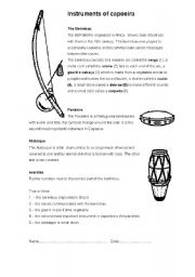 English worksheet: the berimbau