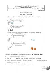 English worksheet: Demonstrative Pronouns