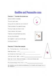 English Worksheet: Genitive/Possessive Case