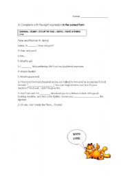 English worksheet: Every day English