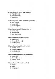 English Worksheet: Superlatives Lessons