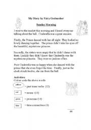 English worksheet: My fairy godmother