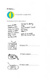 English worksheet: SECOND CONDITIONAL