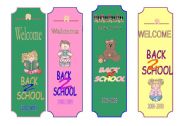 English Worksheet: Welcome to school - 20-07-08