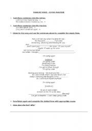 English Worksheet: Going Under - Evanescence