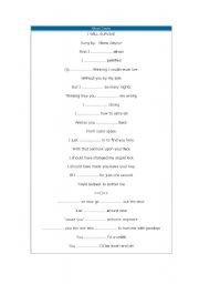 English Worksheet: Song: Gloria Gaynor - I will Survive 