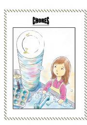 CHORES- a tense worksheet