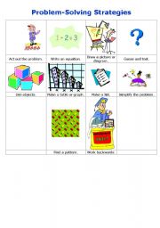 English worksheet: Problem Solving Strategies