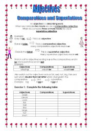 English Worksheet: Adjectives: Comparatives and Superlatives