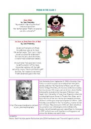 English Worksheet: POEMS 1