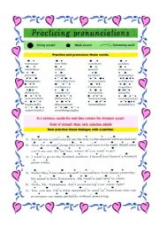 English Worksheet: Practice pronunciation part5