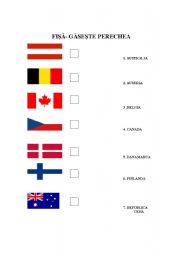 English Worksheet: Flags in romanian