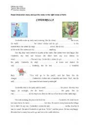 English Worksheet: cinderella