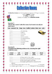 English Worksheet: Collective Nouns (Part 1)