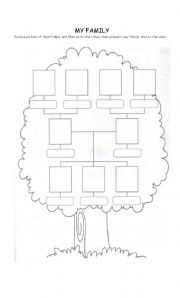 English Worksheet: Family tree