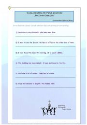 English Worksheet: Relative clauses