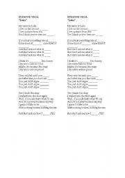 English worksheet: Song 