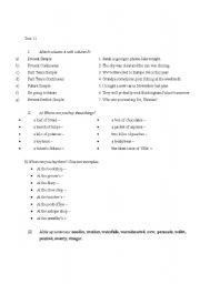 English worksheet: English Test