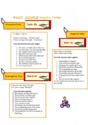 English Worksheet: past simple regular