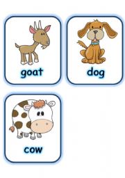  FLASHCARD SET 2- FARM ANIMALS - PART 4