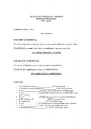 English Worksheet: if clauses
