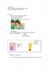 English worksheet: Pronouns he and she - family members