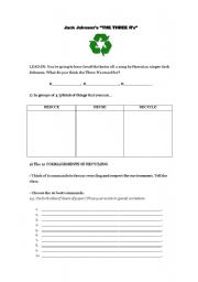 English Worksheet: Jack Johnson s 