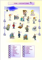 English Worksheet: JOBS / OCCUPATIONS (2/2)