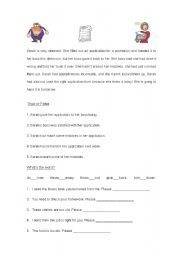 English worksheet: Seperable phrasal verbs