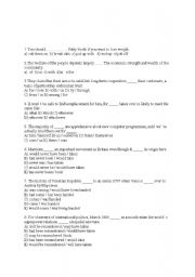 English worksheet: test