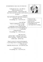 English worksheet: song pronunciation