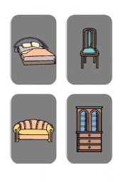 English worksheet: furniture