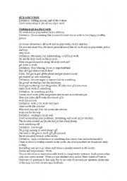 English Worksheet: work idioms 
