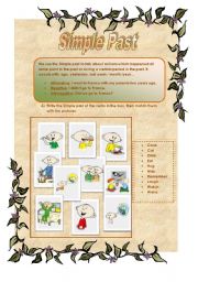 English Worksheet: Simple Past