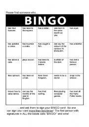 Bingo Icebreaker