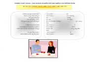 English worksheet: Present perfect conversation